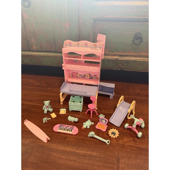 Mattel Other - Barbie All Around Home Kelly Bedroom Playset 2001 With Accessories